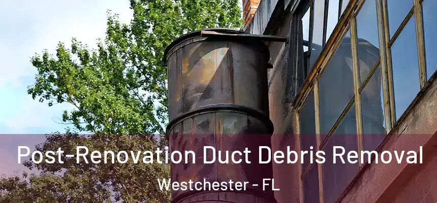 Post-Renovation Duct Debris Removal Westchester - FL